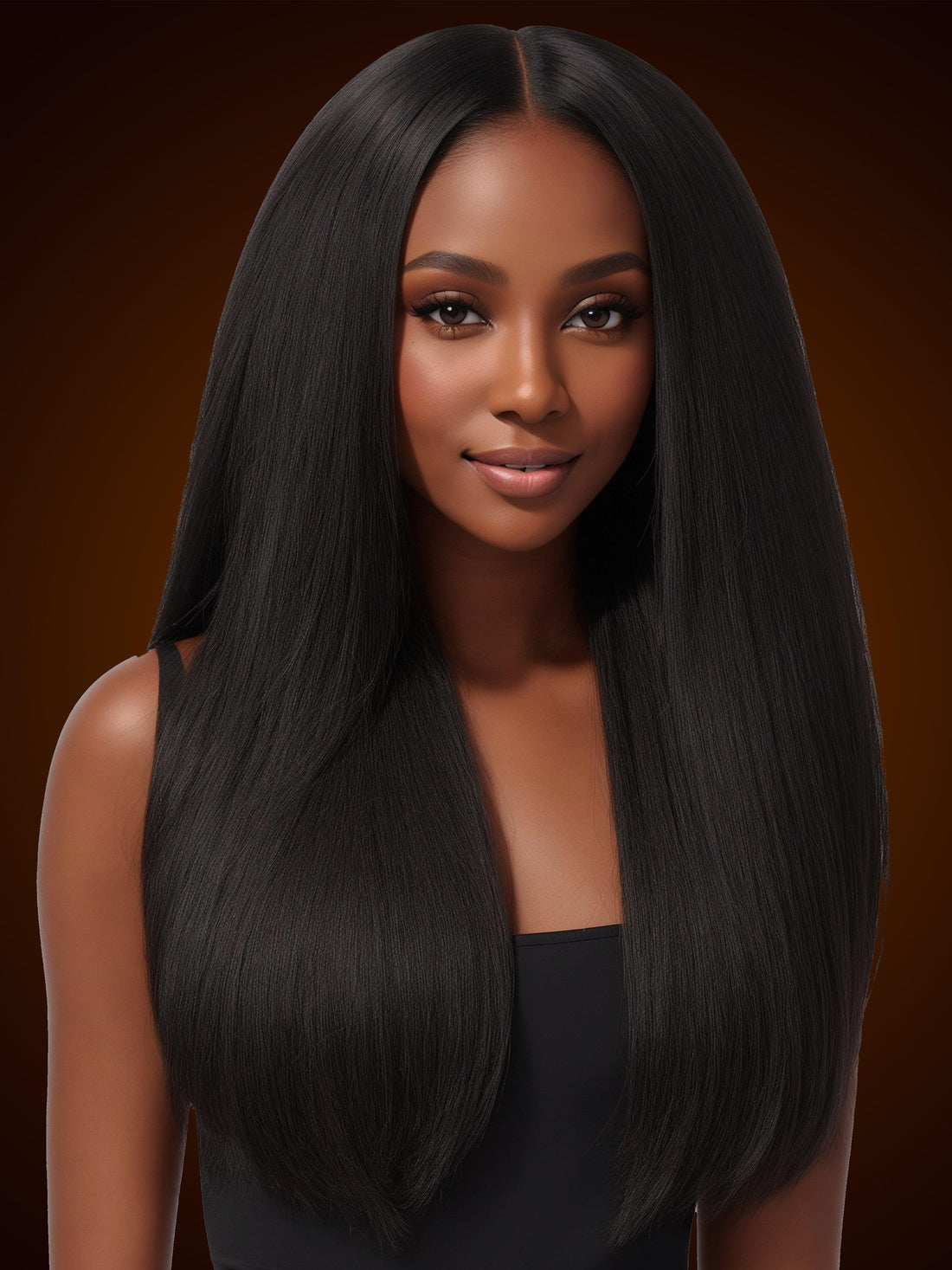 Perruque Lace wigs ALIYA KINKY STRAIGHT 26 pouces 200% Density.Human Hair. - ELIYASCORNER