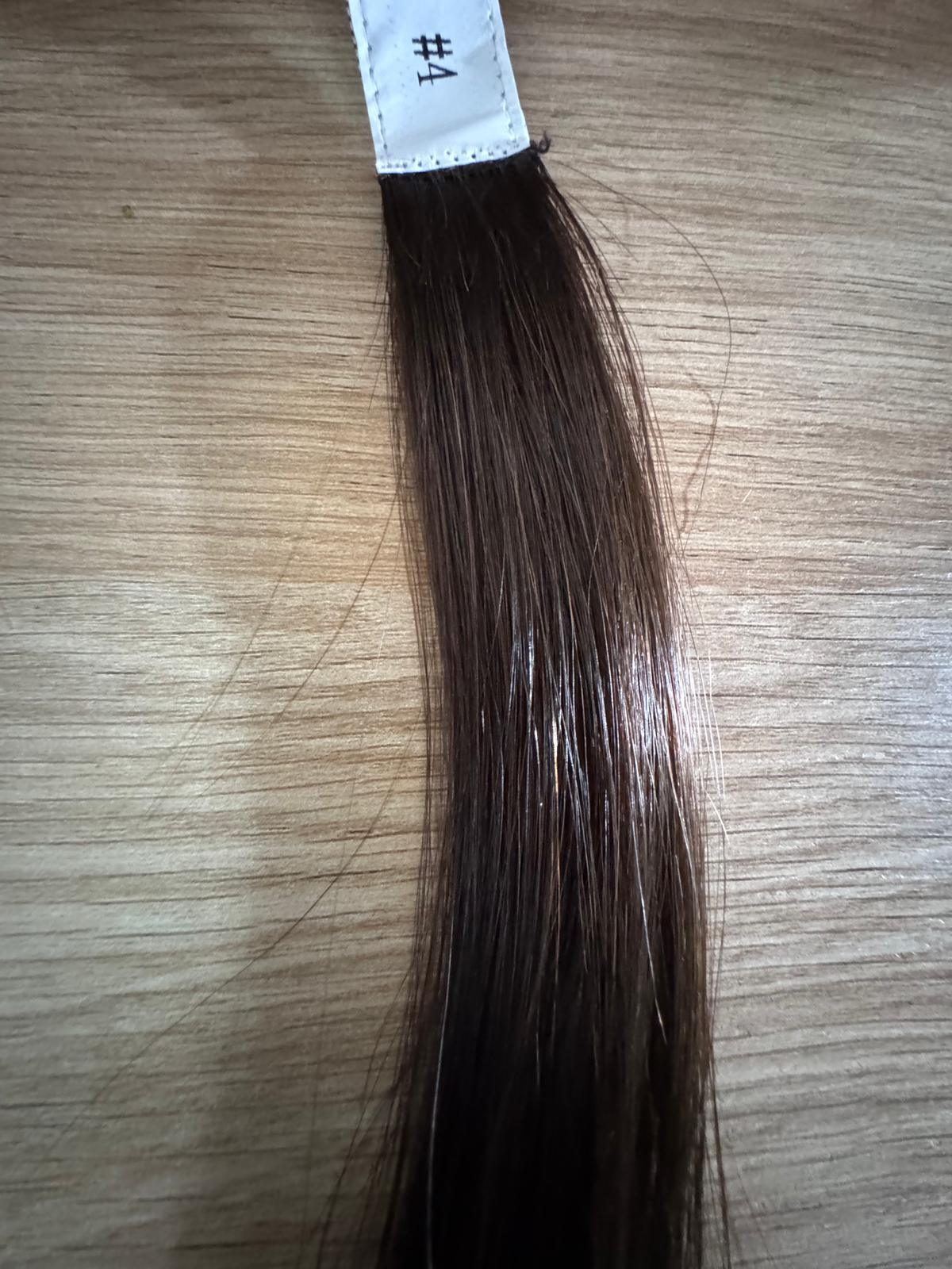 Perruque Médicale Human hair longue raide avec frange Pénélope 22 pouces. PREMIUM QUALITY.