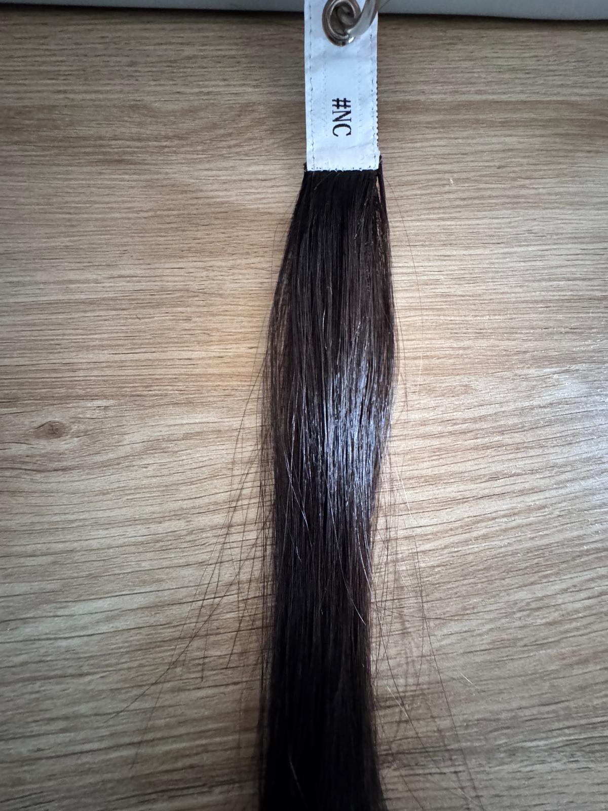 Perruque Médicale Human hair longue raide avec frange Pénélope 22 pouces. PREMIUM QUALITY.