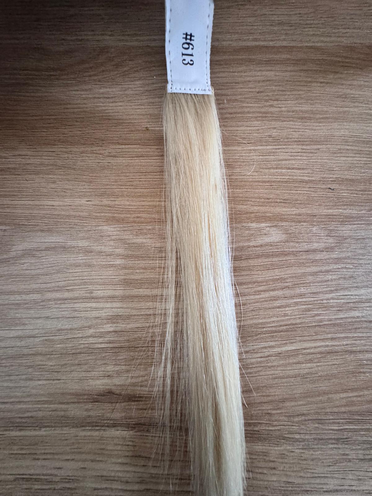 Perruque Médicale Human hair longue raide avec frange Pénélope 22 pouces. PREMIUM QUALITY.