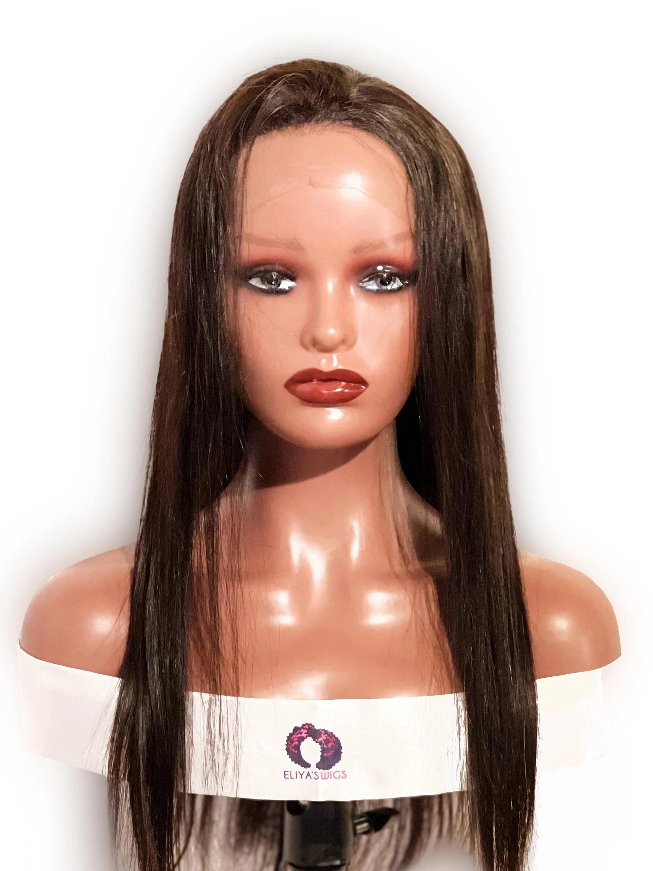 Perruque Lace wigs SARAH STRAIGHT 18 pouces 200% Density. Human Hair. - ELIYASCORNER