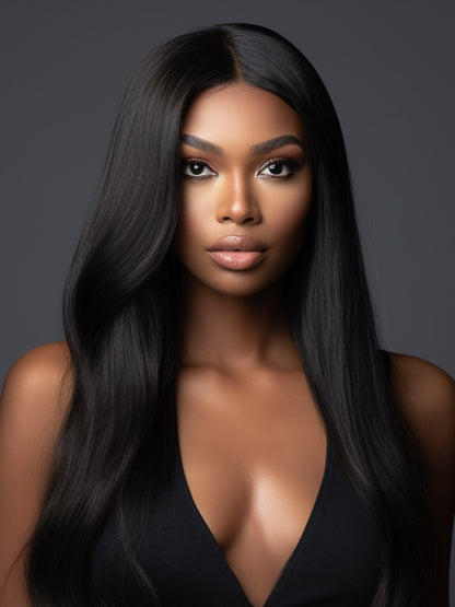 Perruque Lace wigs SARAH STRAIGHT 18 pouces 200% Density. Human Hair. - ELIYASCORNER